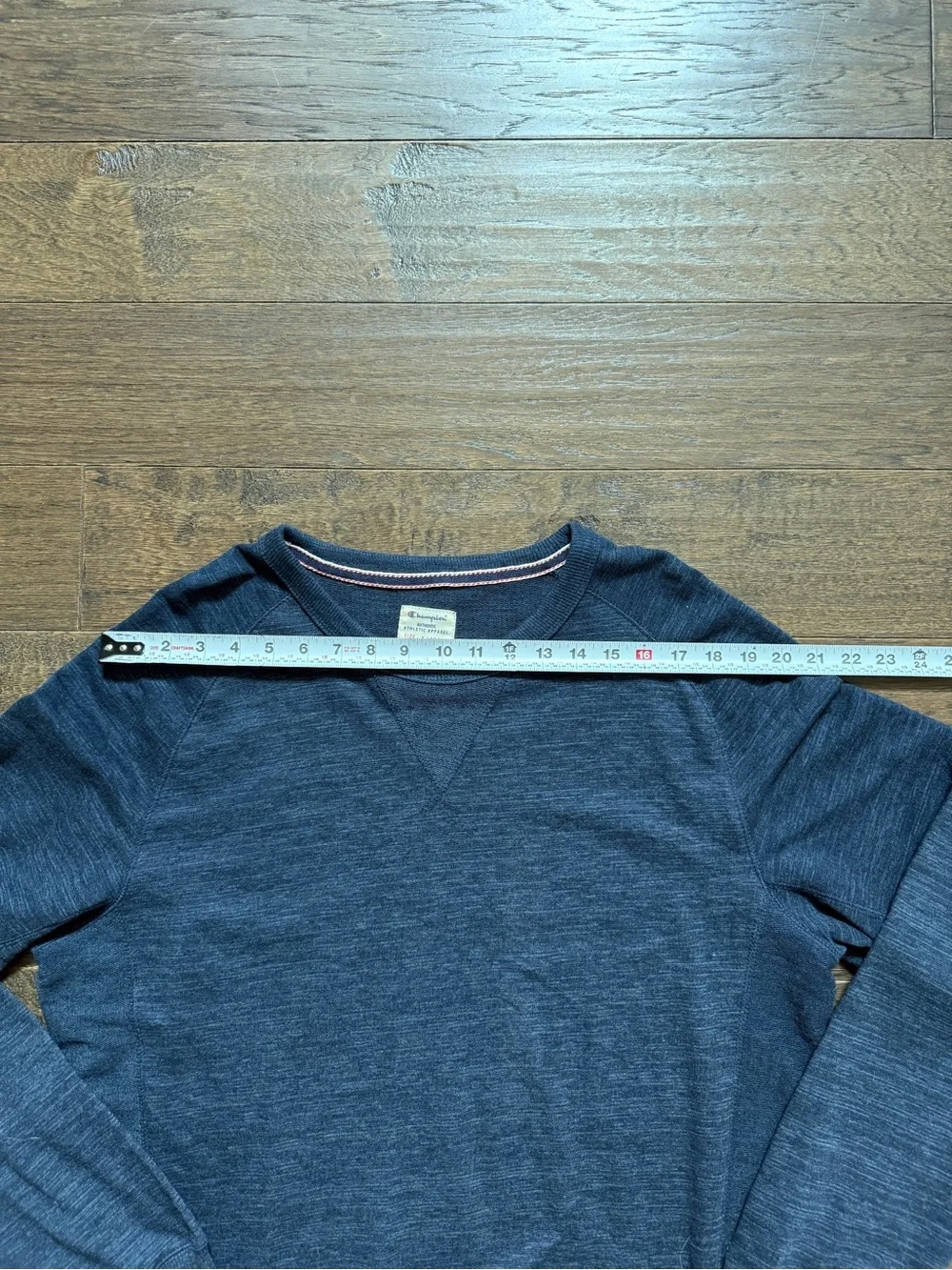 Champion Men's Crewneck Sweater in Navy Blue